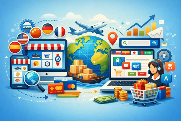 مقایسه فروشگاه آنلاین چند زبانه و تک زبانه